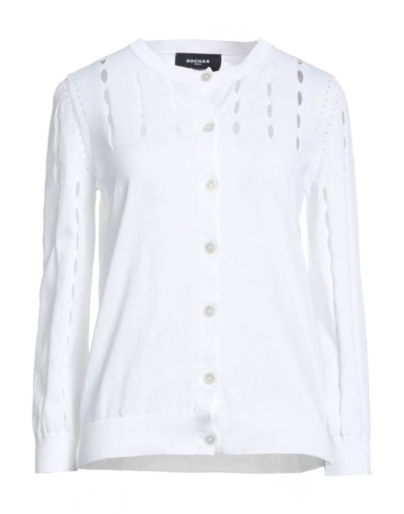 ROCHAS Strickjacke Damen Weiß von ROCHAS