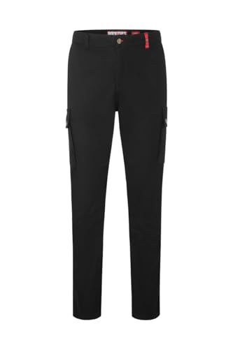 ROCK CHEF Herren Cargohose -Stage2 - Farbe schwarz - Größe 52 von ROCK CHEF