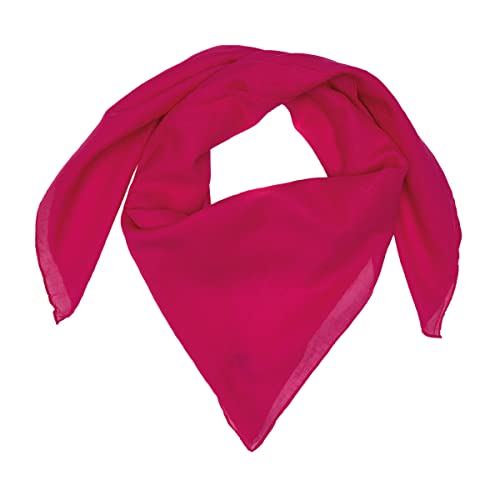 Baumwolltuch Schal Kopftuch Damen Herren Unisex Bandana Halstuch Accessoire Multifunktionstuchviele Atmungsaktiv und Weich Gesichtsschutz für Herbst und Winter Farben 100x100 cm (Dunkles Pink) von ROCK DADDY Estd 2000 ROCK HARD CLOTHING