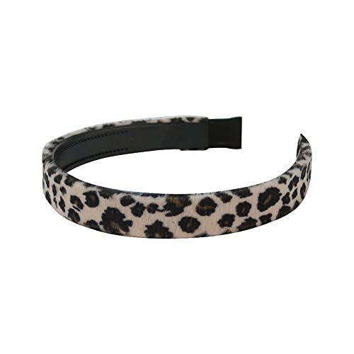 Haarschmuck Haaraccessoire Leopard Retro Verschiedene Motive Haarreifen Damen Vintage Haarband Headband Breite Haarreifen für Damen Mädchen (Leoparden Haarreif in Fell Optik) von ROCK DADDY Estd 2000 ROCK HARD CLOTHING