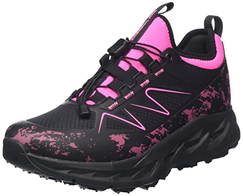 ROCK EXPERIENCE Damen Cross Roads Hiking Shoe, 0208 Kaviar + 2133 Knockout Pink, 36 EU von Rock Experience