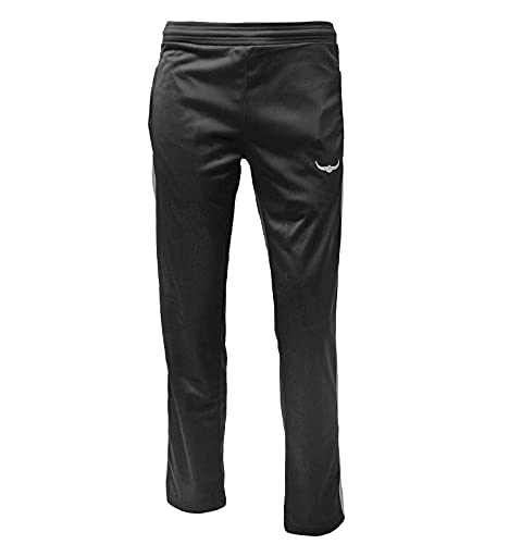 ROCK-IT Apparel® Herren Trainingshose - stylische und hochwertige Retro Style Track Pant - Männer Sport Joggen Fitness Lange Hose - Größen S-3XL - Farbe Schwarz 3XL von ROCK-IT Apparel