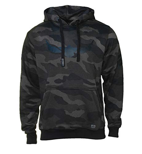 ROCK-IT Apparel Kapuzenpullover Herren Camouflage Kapuzensweater Urban Streetstyle Hoodie mit Kapuze und Fleece-Innenseite Hoody S-5XL RI1053 Dark Camo 3XL von ROCK-IT Apparel