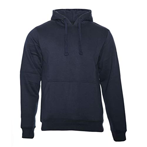 ROCK-IT Apparel Kapuzenpullover Herren Hoodie Workerhoodie Kapuzenpulli Sweatshirt Männer Hoody Größe XS-5XL hochwertig und sehr Soft Navy Blau Large von ROCK-IT Apparel