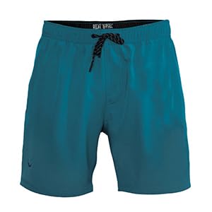 ROCK-IT Apparel Badeshorts Herren I Badehose schnelltrocknend mit Mesh Innenhose und Taschen [S-5XL] Premium Männer Beach Short für den Strand, Meer surfen oder Schwimmbad I Blau XX-Large von ROCK-IT Apparel