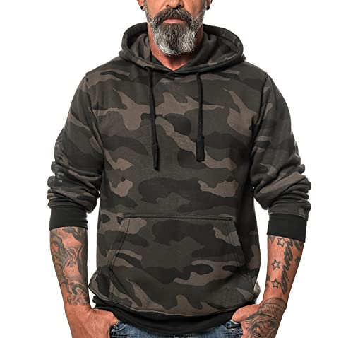 ROCK-IT Apparel Kapuzenpullover Herren Hoodie Workerhoodie Kapuzenpulli Sweatshirt Männer Hoody Größe XS-5XL hochwertig und sehr Soft Dark Camo XXL ROCK-IT Apparel Kapuzenpullover Herren Hoodie Workerhoodie Kapuzenpulli Sweatshirt Männer Hoody Größe XS-5XL hochwertig und sehr Soft Dark Camo XXL von ROCK-IT Apparel