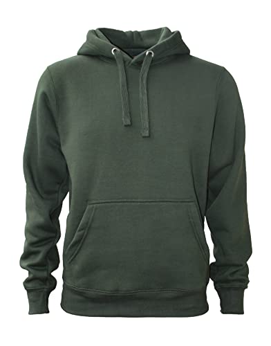 ROCK-IT Apparel Kapuzenpullover Herren Hoodie Workerhoodie Kapuzenpulli Sweatshirt Männer Hoody Größe XS-5XL hochwertig und sehr Soft Emaille Grün 3XL von ROCK-IT Apparel