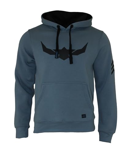 ROCK-IT Apparel Kapuzenpullover Herren Kapuzensweater Urban Streetstyle Hoodie mit Kapuze und Fleece-Innenseite Premium Hoody S-5XL Farbe Coronet Blau 5XL von ROCK-IT Apparel