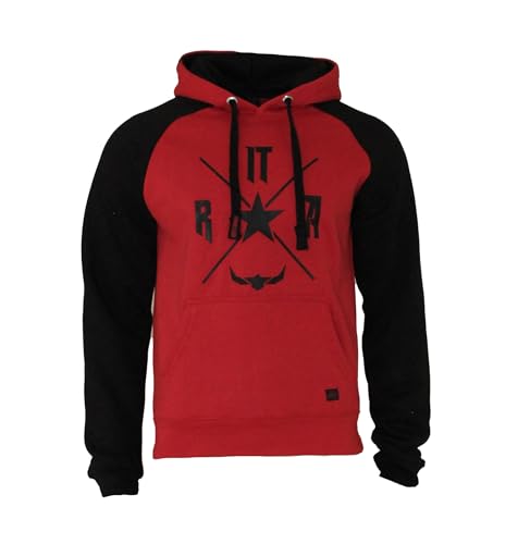 ROCK-IT Apparel Kapuzenpullover Herren Raglan Two Tone Kapuzensweater Urban Streetstyle Hoodie mit Kapuze Größen S-5XL Hoody ohne Reißverschluss 2Tone Kapuzenpulli mit Fleece innen XXL von ROCK-IT Apparel