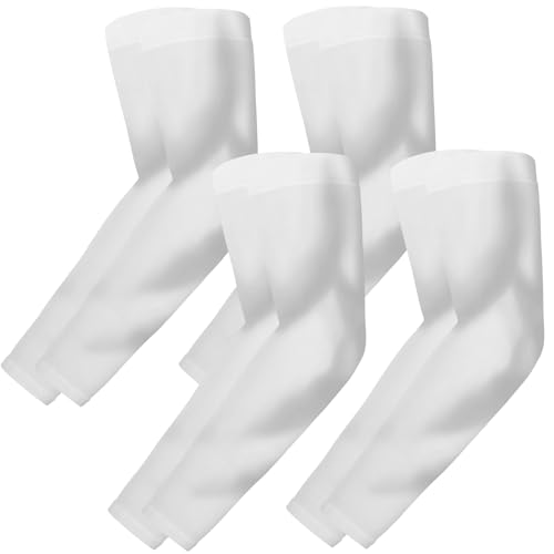 ROCK TAKIN UV Sonnenschutz Arm Sleeve für Herren Damen, UPF 50+ Kühlung Armstulpen Sommer Kompression Tattoo Armlinge Unisex Armwärmer für Radsport Basketball Golf Baseball Fußball – 4 Paar von ROCK TAKIN
