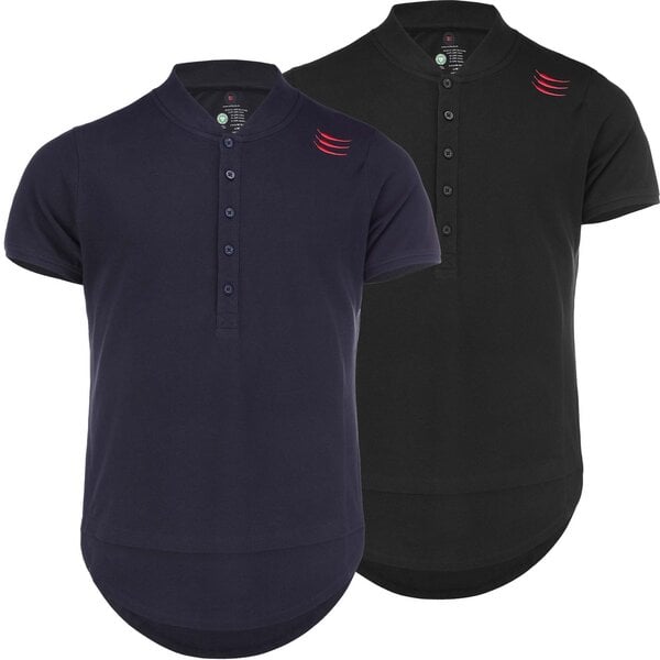 ROCKBODY 2er Pack Herren Poloshirt / Antony / Bio-Baumwolle / Stehkragen / Polo-Pique von ROCKBODY