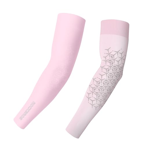 ROCKBROS Ärmlinge Arm Sleeve für Damen Herren, Armstulpen mit UPF50+ Sonnenschutz, Kühles Gefühl Schnell Trocknend Ärmel M-XL von ROCKBROS