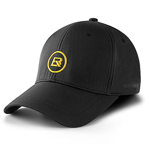 ROCKBROS Baseball Cap Fashion Verstellbar Baseball Kappe Atmungsaktiv UV-Schutz Cap für Outdoor-Sports Tennis Golf Reisen Herren Damen von ROCKBROS