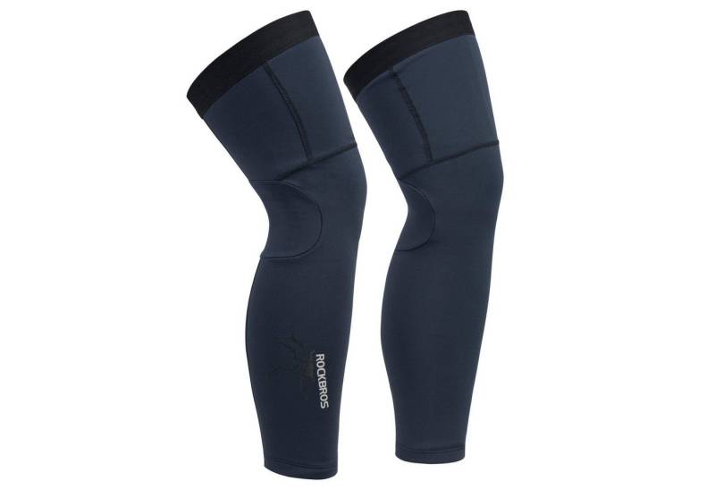 ROCKBROS Beinlinge Fahrrad Armlinge/Beinlinge Winter (Thermo Armwärmer/Beinwärmer, 1-St., Rutschfest Arm Sleeves und Knieschutz) für Radfahren, Laufen Herren/Damen S-3XL (1 Paar) von ROCKBROS