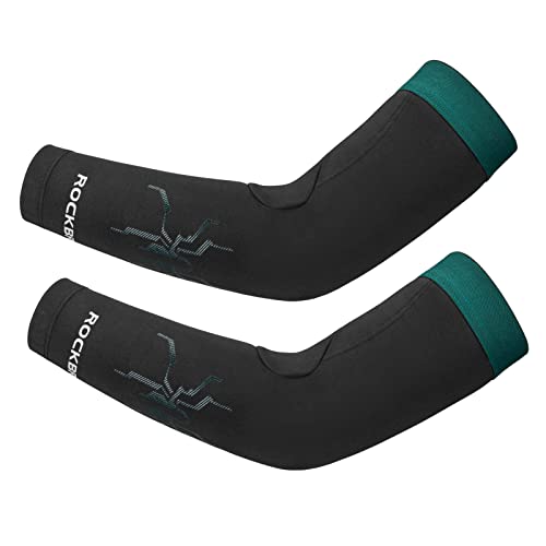 ROCKBROS Fahrrad Armlinge/Beinlinge Winter Thermo Armwärmer/Beinwärmer Rutschfest Arm Sleeves und Knieschutz für Radfahren, Laufen Herren/Damen S-3XL (1 Paar) von ROCKBROS