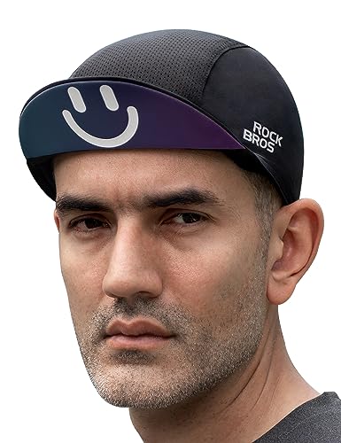 ROCKBROS Fahrrad Kappe Cycling Cap Radmütze UPF 50+ Sommer Anti-Schweiß Atmungsaktive Leichte unter Helm Fahrradkappe Unisex für Herren & Damen Outdoor-Sports Radfahren Laufen Angeln Wandern von ROCKBROS