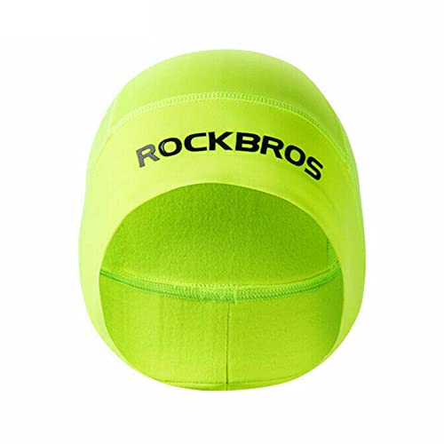 ROCKBROS Fahrrad Mütze Helm Unterziehmütze Fahrradkappe Warm Winddichte Wintermütze Bike Cap für Radfahren Skifahren Laufen Herren/Damen von ROCKBROS