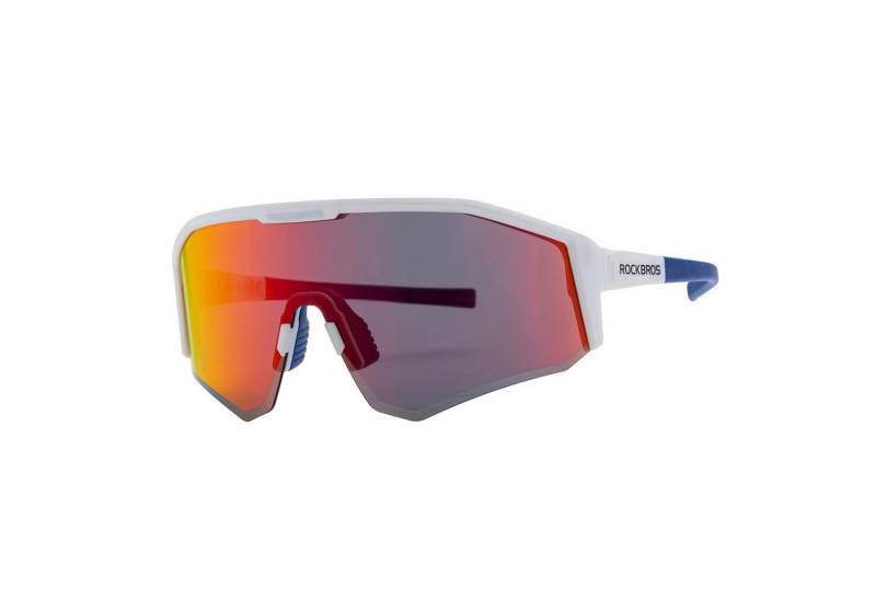 ROCKBROS Fahrradbrille Polarisierte Fahrradbrillen Damen Herren, (TAC-Gläser + TR90-Rahmen), Verstellbarer-Bügel-Design für Radfahren Laufen Angeln von ROCKBROS