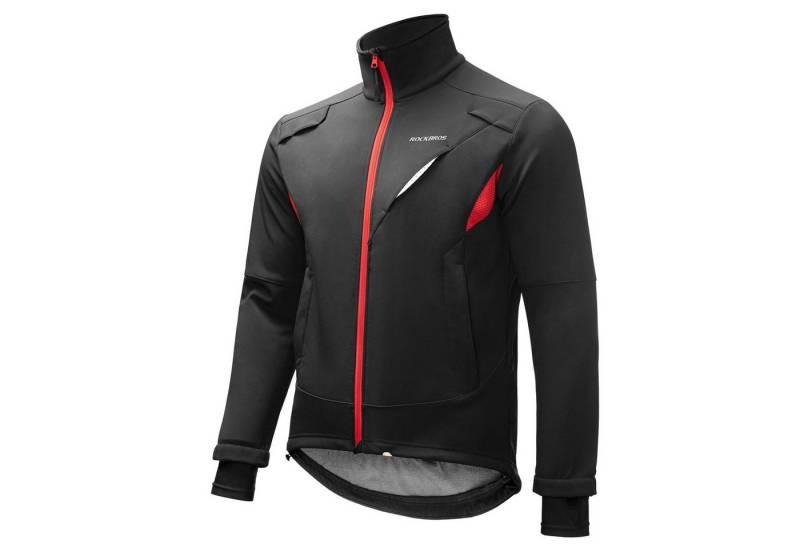 ROCKBROS Fahrradjacke Fahrradjacke Softshell Jacke Sport Warm Winddicht mit Fleece-Innenfutter von ROCKBROS
