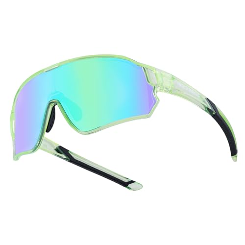 ROCKBROS Kinder Fahrradbrille Sportbrille UV400-Schutz Polarisierte Sonnenbrille TR90 Flexiblem Rahmen für Jungen Mädchen Schutzbrille Outdoorsport von ROCKBROS