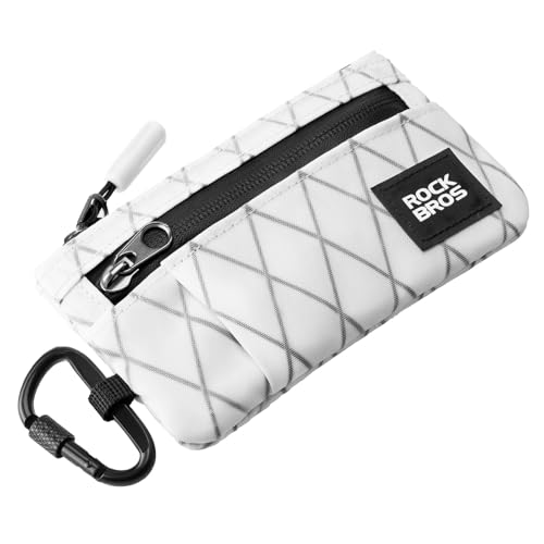 ROCKBROS Kleine Geldbörse Kartenetui, Multifunktional Brieftasche Slim Portemonnaie für Damen Herren Partitionsspeicher Kreditkarten Bargeld Schlüsselhalter von ROCKBROS