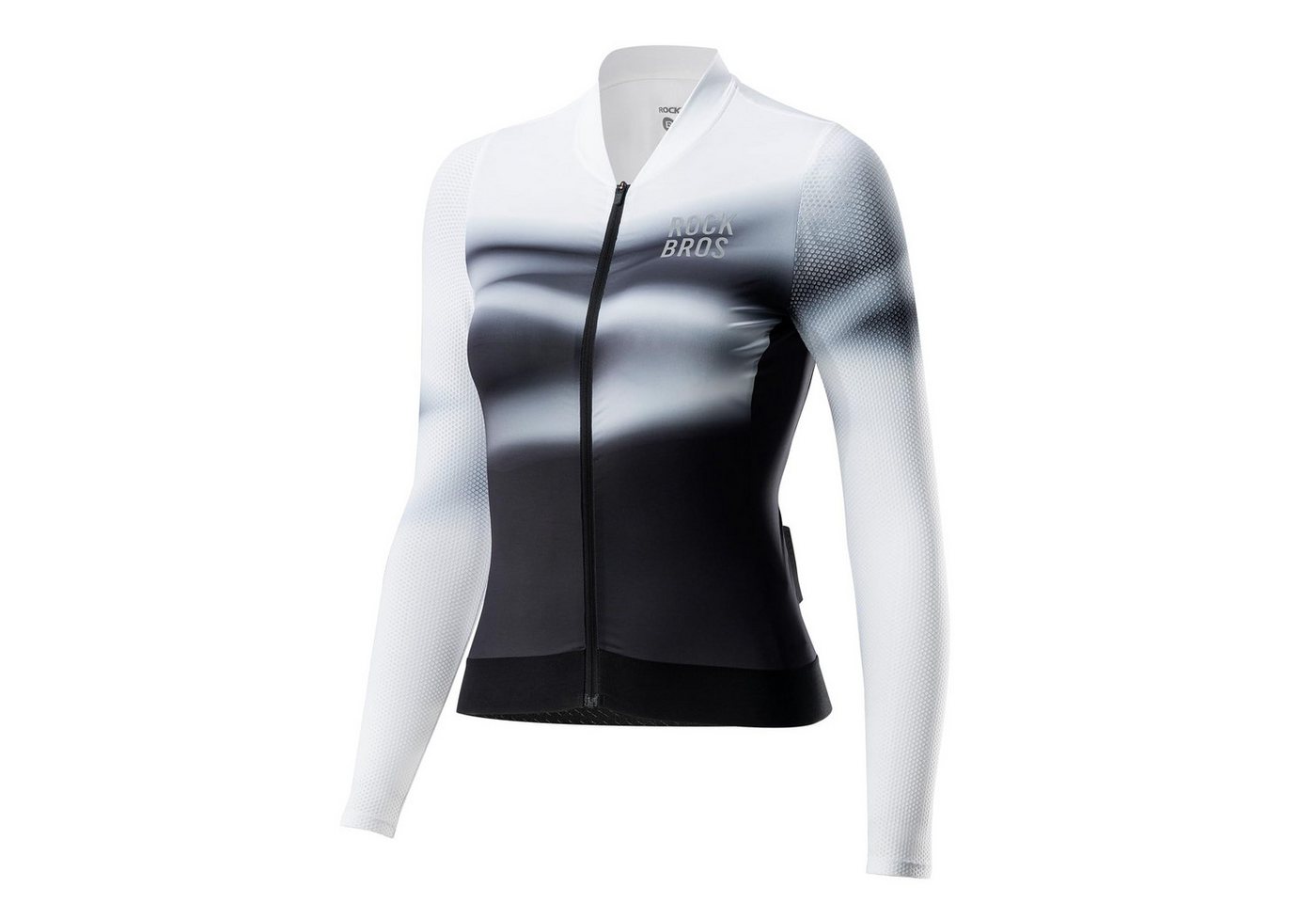 ROCKBROS Radtrikot Damen Langarm Atmungsaktives, schnelltrocknendes Rennradtrikot von ROCKBROS