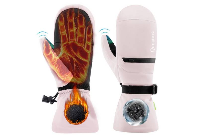 ROCKBROS Skihandschuhe Wasserdicht, Vollfingerhandschuhe, wärmend, mit Touchscreen-Funktion Touch screen function von ROCKBROS