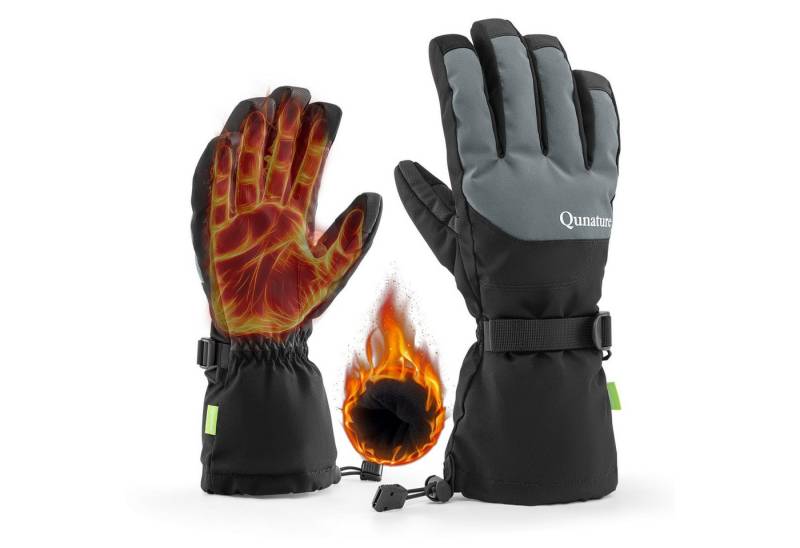 ROCKBROS Skihandschuhe Winterhandschuhe wasserdichte Winddichte Touchscreen für Winter-Sports Tragbar & verstellbare Ärmelbündchen von ROCKBROS