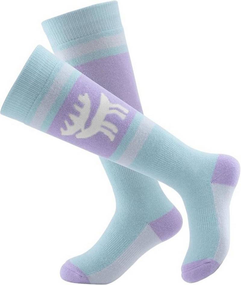 ROCKBROS Skisocken Kinder Thermosocken Warm Merino Outdoor Schneesocken Kniestrümpfe haben einen elastischen Fixierbereich von ROCKBROS