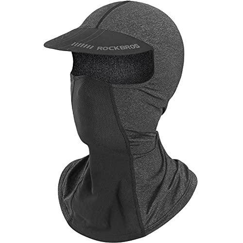 ROCKBROS Sturmhaube Frühling/Sommer Balaclava UPF 50+ kühl Gesichtshaube für Outdoor-Aktivitäten Radfahren Angeln Laufen Herren Damen von ROCKBROS