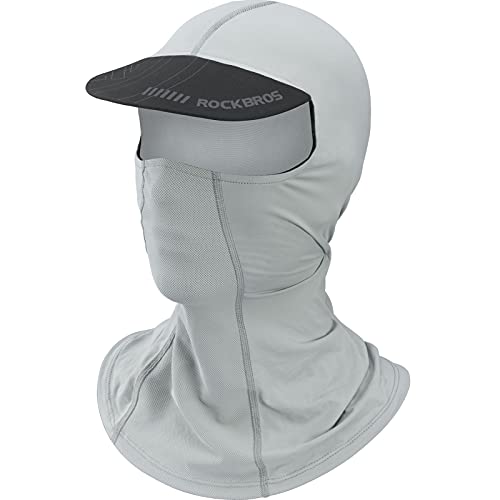 ROCKBROS Sturmhaube Frühling/Sommer Balaclava UPF 50+ kühl Gesichtshaube für Outdoor-Aktivitäten Radfahren Angeln Laufen Herren Damen von ROCKBROS