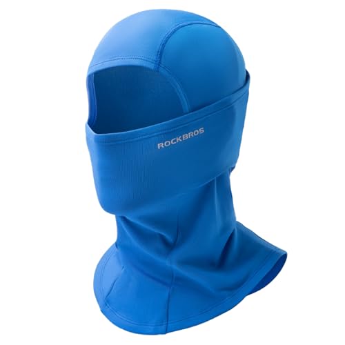 ROCKBROS Sturmhaube Balaclava Skimaske Winddicht Warm für Fahrrad Ski Motorrad Winter Unisex Einheitsgröße, Blau von ROCKBROS