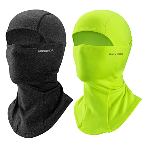 ROCKBROS 2 Stück Sturmhauben Winddichte Warme Balaclavas für Damen und Herren- Outdoorsports wie Radfahren, Snowboarden, Skifahren, Motorradfahren Herbst/Winter von ROCKBROS