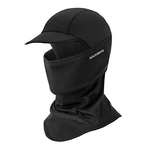 ROCKBROS Sturmhaube Herbst Winter Herren Damen für Outdoorsports Fahrrad Motorrad Snowboard Ski Radfahren Balaclava Reflektierend Winddicht Anti-Staub Atmungsaktiv Einheitsgröße von ROCKBROS