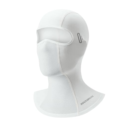 ROCKBROS Sturmhaube UPF 50+ Kühlende Balaclava Gesichtsmaske Damen Herren Atmungsaktiv Sommer für Outdoor Sports Radfahren Fahrrad Motorrad von ROCKBROS