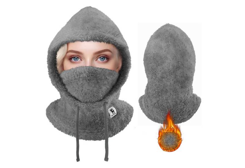 ROCKBROS Sturmhaube Winter Warme Balaclava Winddichte Sturmmaske Skimaske Nackenwärmer Verstellbar & kombinierbar mit Mützen von ROCKBROS