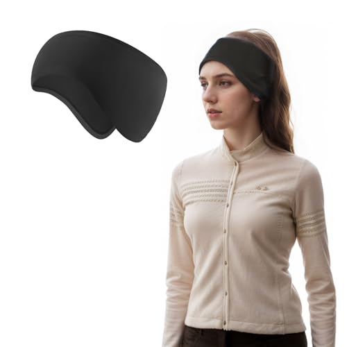 ROCKBROS TVI Ohrwärmer Winddichte Kapuze Ohrenschützer Winter Damen Fahrrad Skifahren Outdoor Reithaube 48-54cm von ROCKBROS