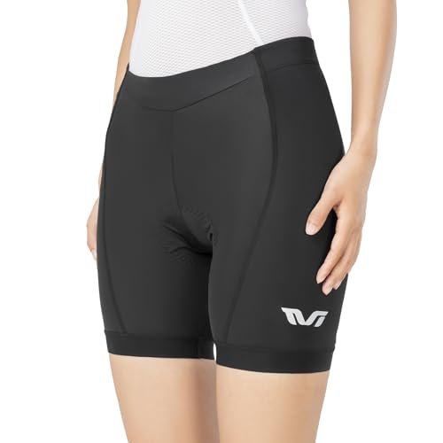 ROCKBROS TVI Radlerhose Damen Fahrradhose Gepolstert Kurz Sporthose Schnell Trocknende Sommer MTB von ROCKBROS
