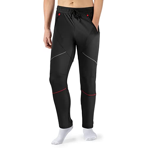 ROCKBROS Winter Fahrradhose Lange Radhose Herren Winddicht Thermo zum Radfahren Laufen Wandern von ROCKBROS