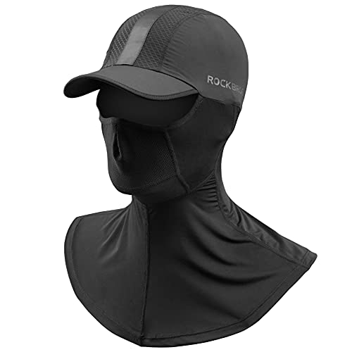 ROCKBROS Fahrrad Sturmhaube Sommer UV-Schutz Balaclava kühl Gesichtshaube für Outdoor-Aktivitäten Radfahren Angeln Laufen Unisex von ROCKBROS