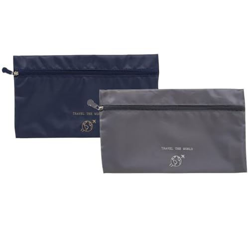 2er-Set Kulturbeutel für Koffer, für Herren oder Uni, Blau und Grau, kompakte Reiseaufbewahrung, 26 cm, Mehrfarbig, 26x1x15 cm 2er-Set Kulturbeutel für Koffer, für Herren oder Uni, Blau und Grau, kompakte Reiseaufbewahrung, 26 cm, Mehrfarbig, 26x1x15 cm von ROCKING GIFTS