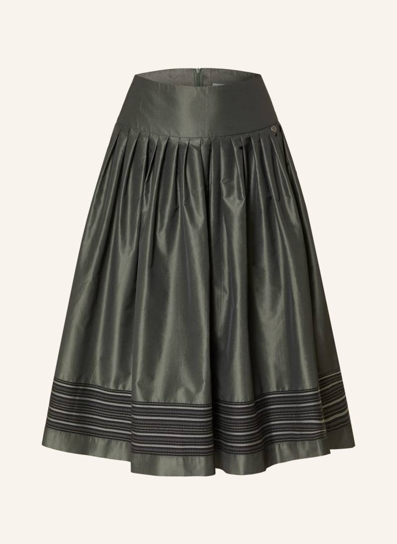 Rockmacherin Faltenrock Weissensee gruen von ROCKMACHERIN