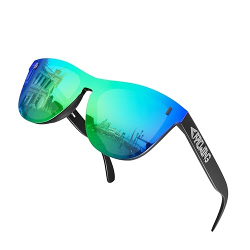 ROCKNIGHT Driving HD-Sonnenbrille für Herren, polarisiert, UV-Schutz, für den Außenbereich, blendfrei, leicht von ROCKNIGHT