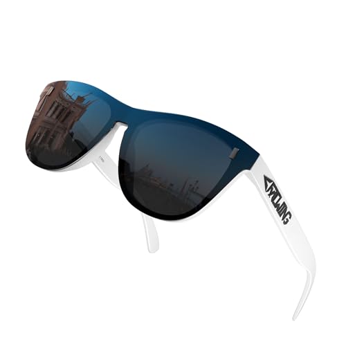 ROCKNIGHT Driving HD-Sonnenbrille für Herren, polarisiert, UV-Schutz, für den Außenbereich, blendfrei, leicht von ROCKNIGHT