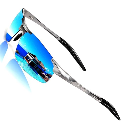 ROCKNIGHT HD Driving Polarized Sonnenbrille Herren UV-Schutz verspiegelt Golf Angeln Outdoor von ROCKNIGHT