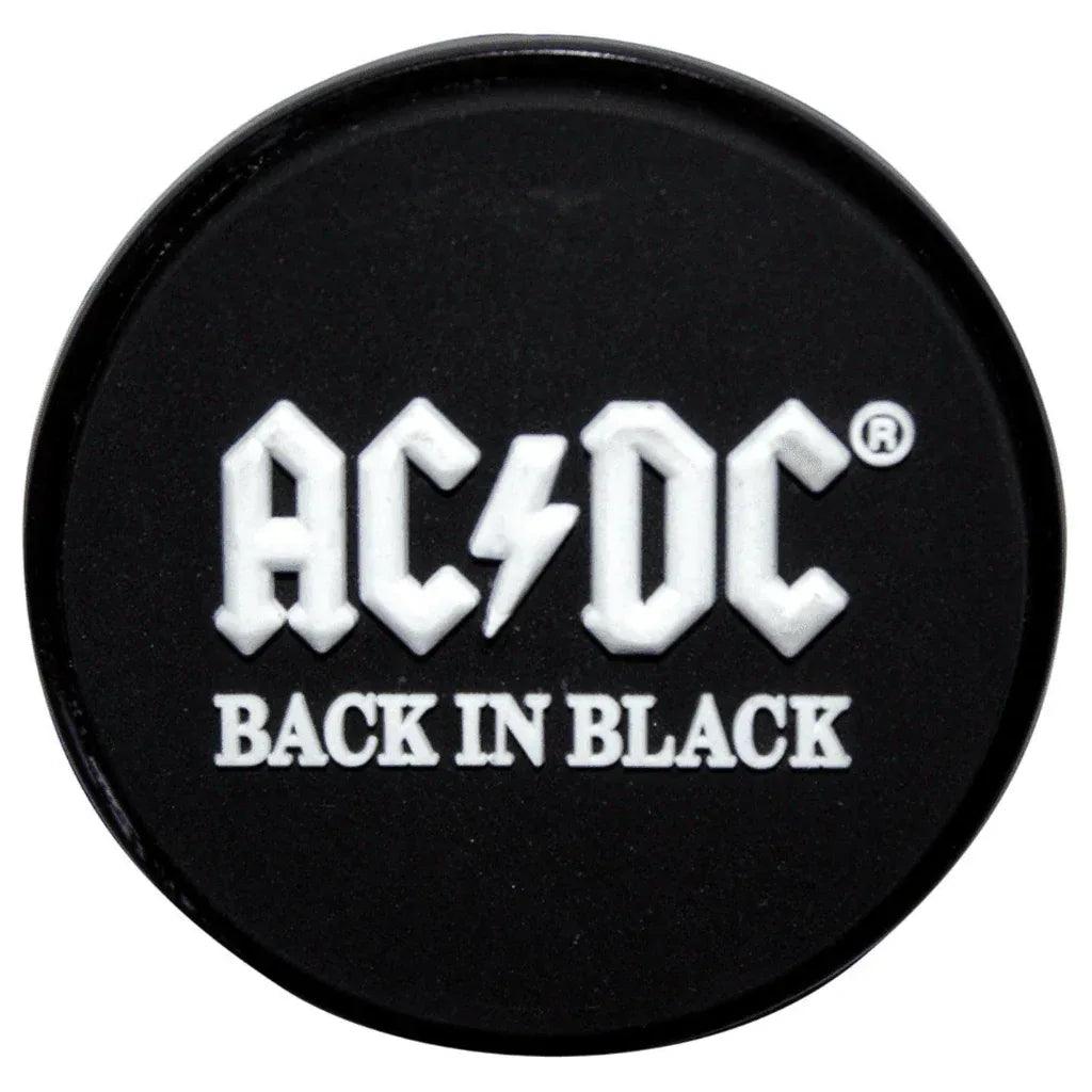 AC/DC Anstecker Pin · Back In Black Rund (Ø 3cm) von ROCKOFF