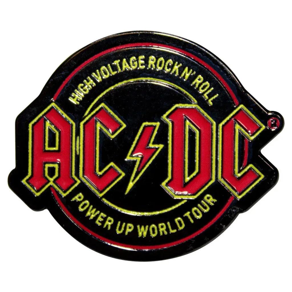 AC/DC Anstecker Pin Rund · Power Up Tour (Ø 3cm) von ROCKOFF