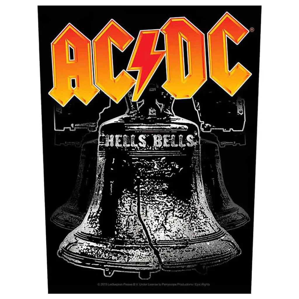 AC/DC Backpatch Rückenaufnäher · Hells Bells (29cm x 34cm) von ROCKOFF