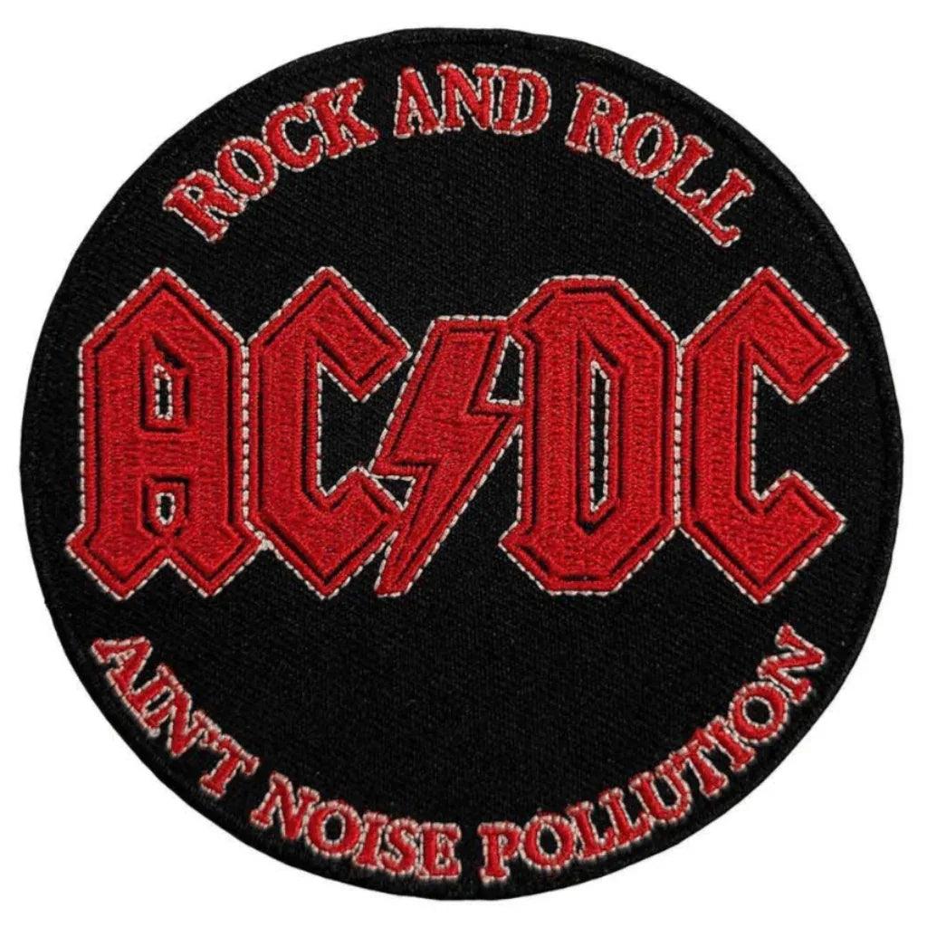 AC/DC Patch Rund · Noise Pollution (Ø 9cm) von ROCKOFF