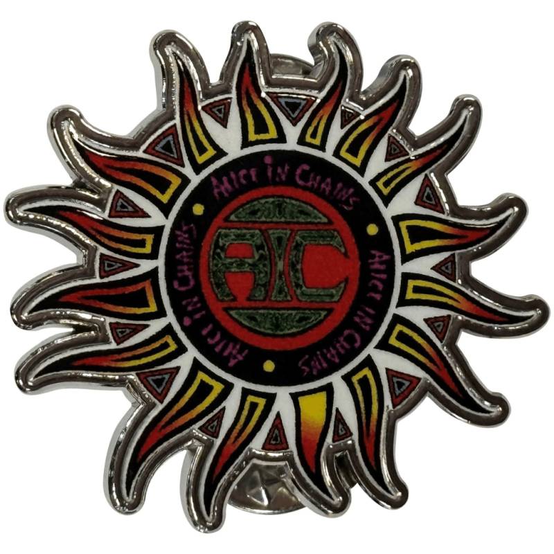 Alice In Chains Anstecker Pin · Sun Logo von ROCKOFF